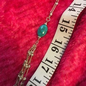 Vincenza sterling silver tassel necklace